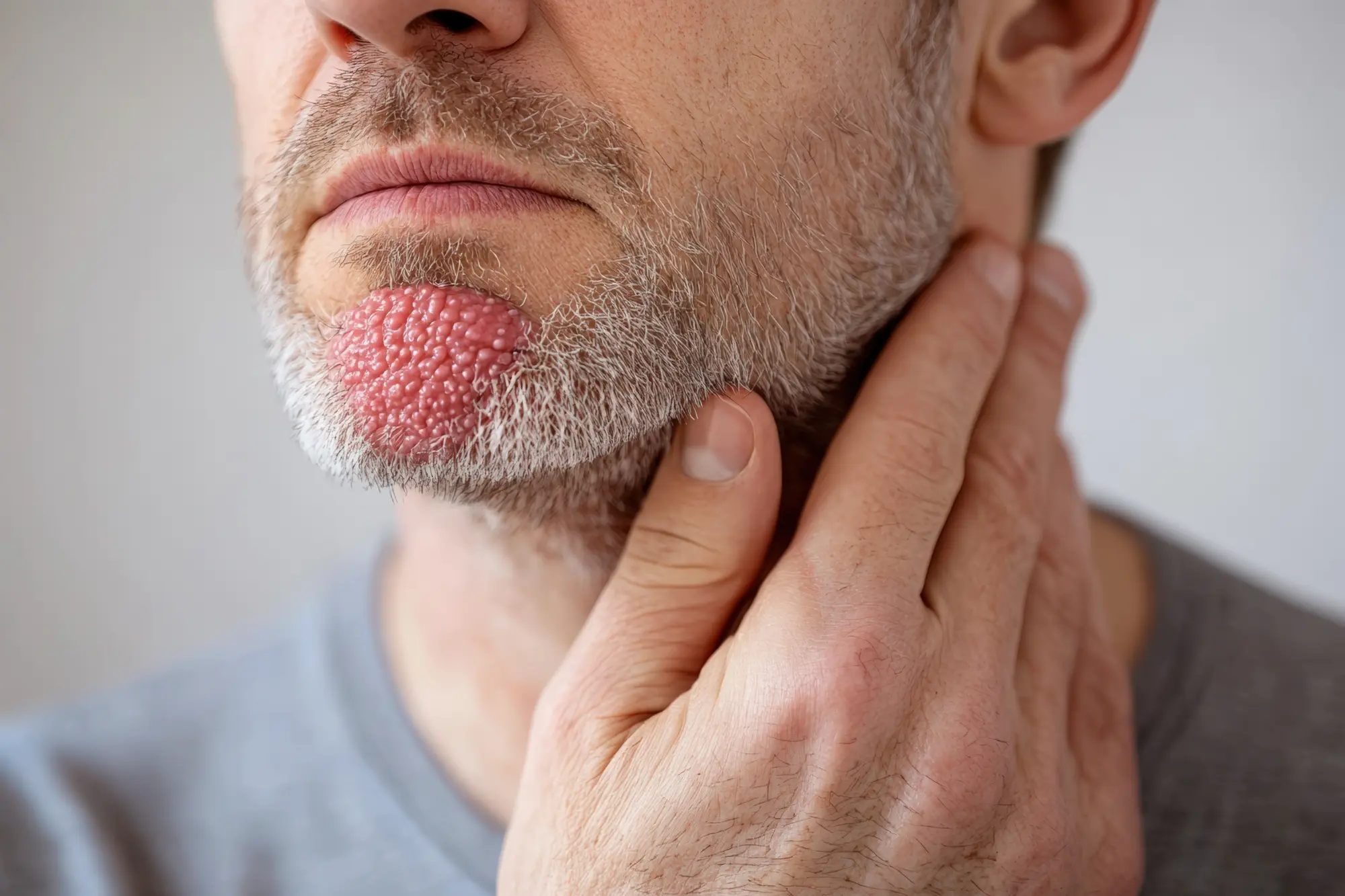 A Biltmore Dermatology client waiting for Skin Growths & Lesions treatment
